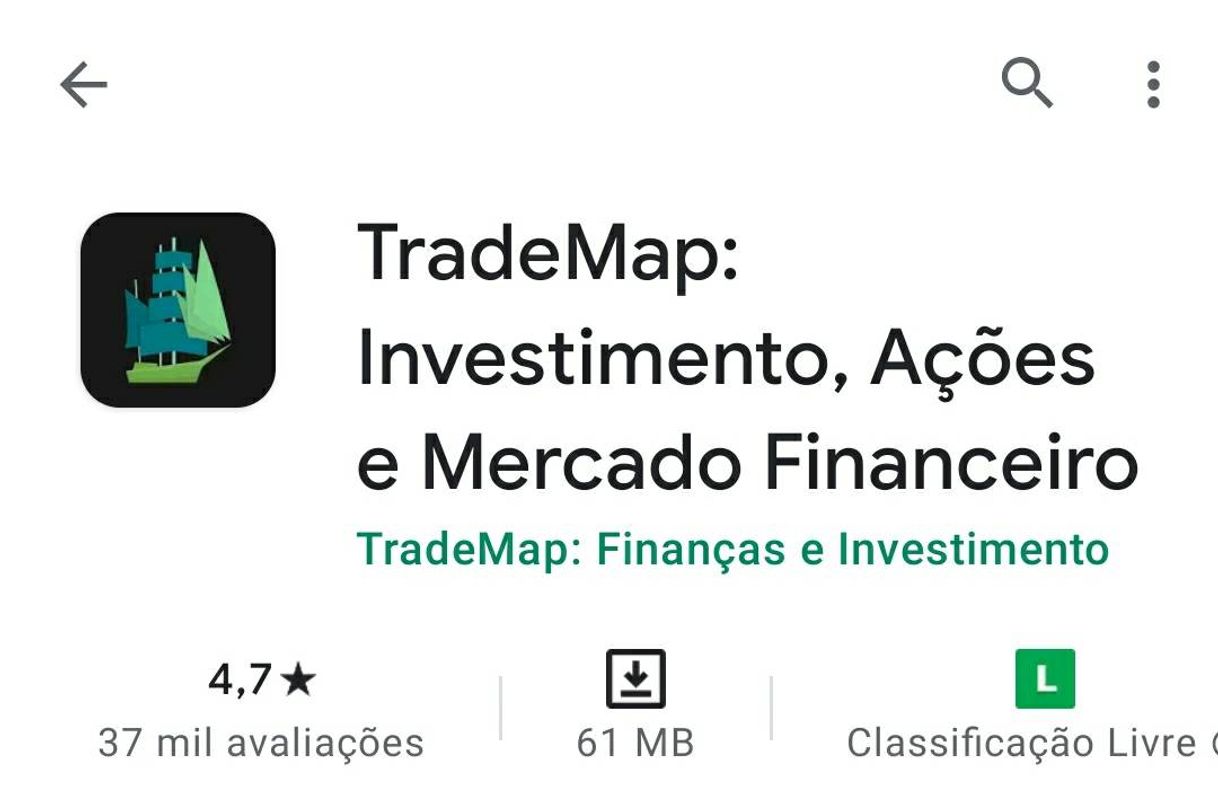 App TradeMap: Investimento, Ativos, Mercado Financeiro – Apps no ...