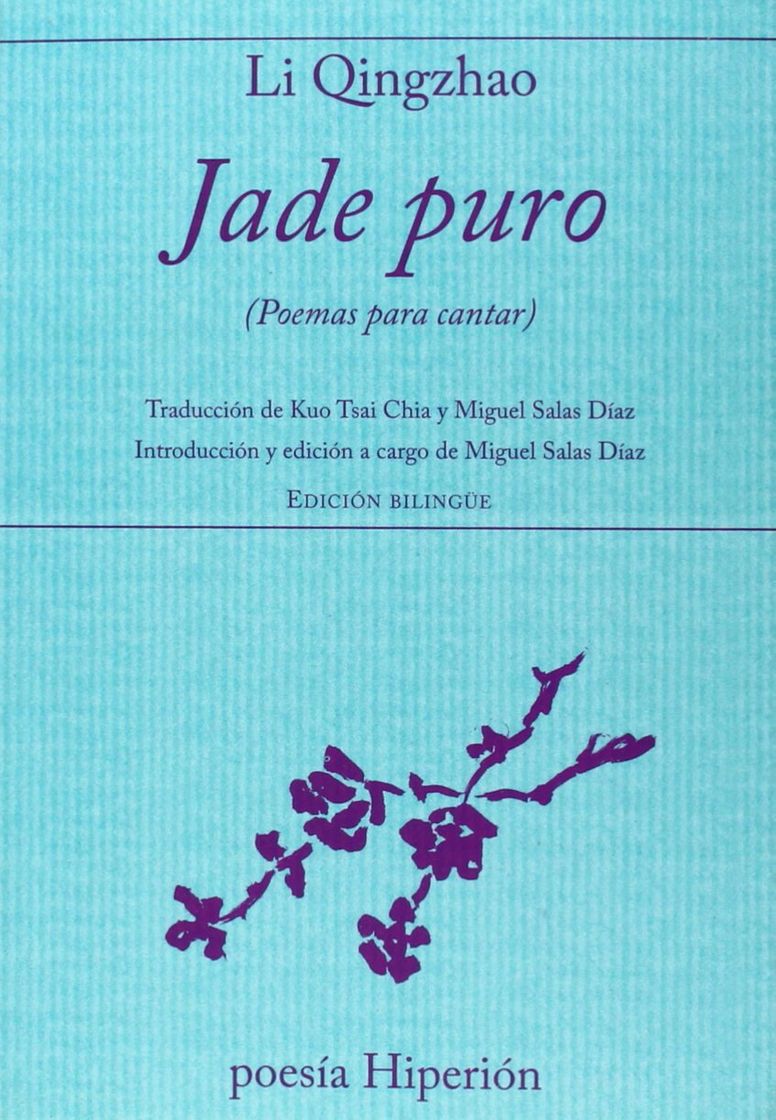 Libro JADE PURO | LI QINGZHAO | 