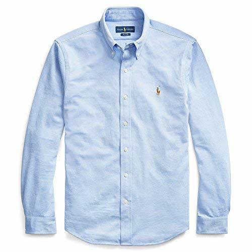 Fashion Polo Ralph Lauren Camisas herern Oxford Classic Fit Azul M