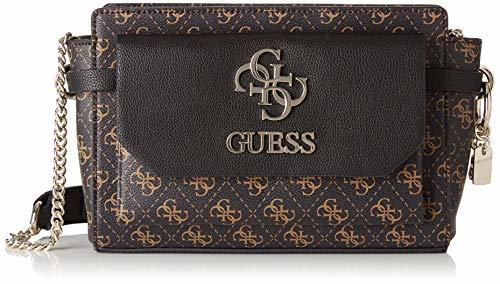 Productos Guess Esme Crossbody Top Zip, bolso bandolera para Mujer, Marrón