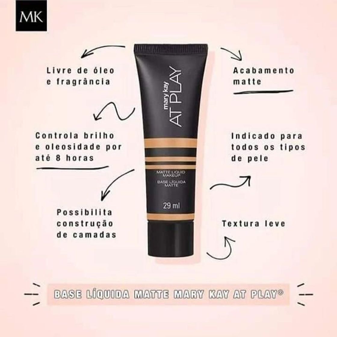 Producto Base Líquida Matte At Play®