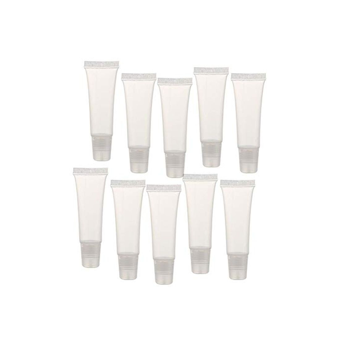 Social 8g Brillo De Labios Tubos Mini Claro Vaciar Caja De Maquillaje Del Lustre Del Labio Del Bálsamo Recipiente Blando Tubos De Muchachas De Las Mujeres 36 Pc