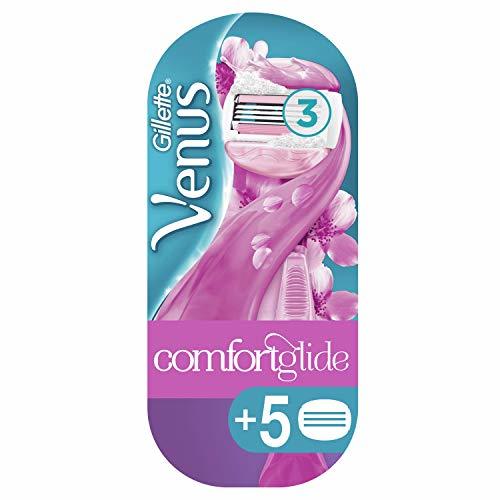 Social Venus ComfortGlide Spa Breeze, Cuchillas Afeitar Mujer, Maquinilla