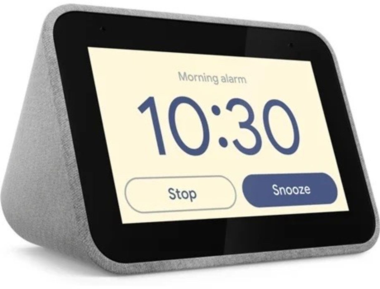 Product Lenovo Smart Clock com Google assistente