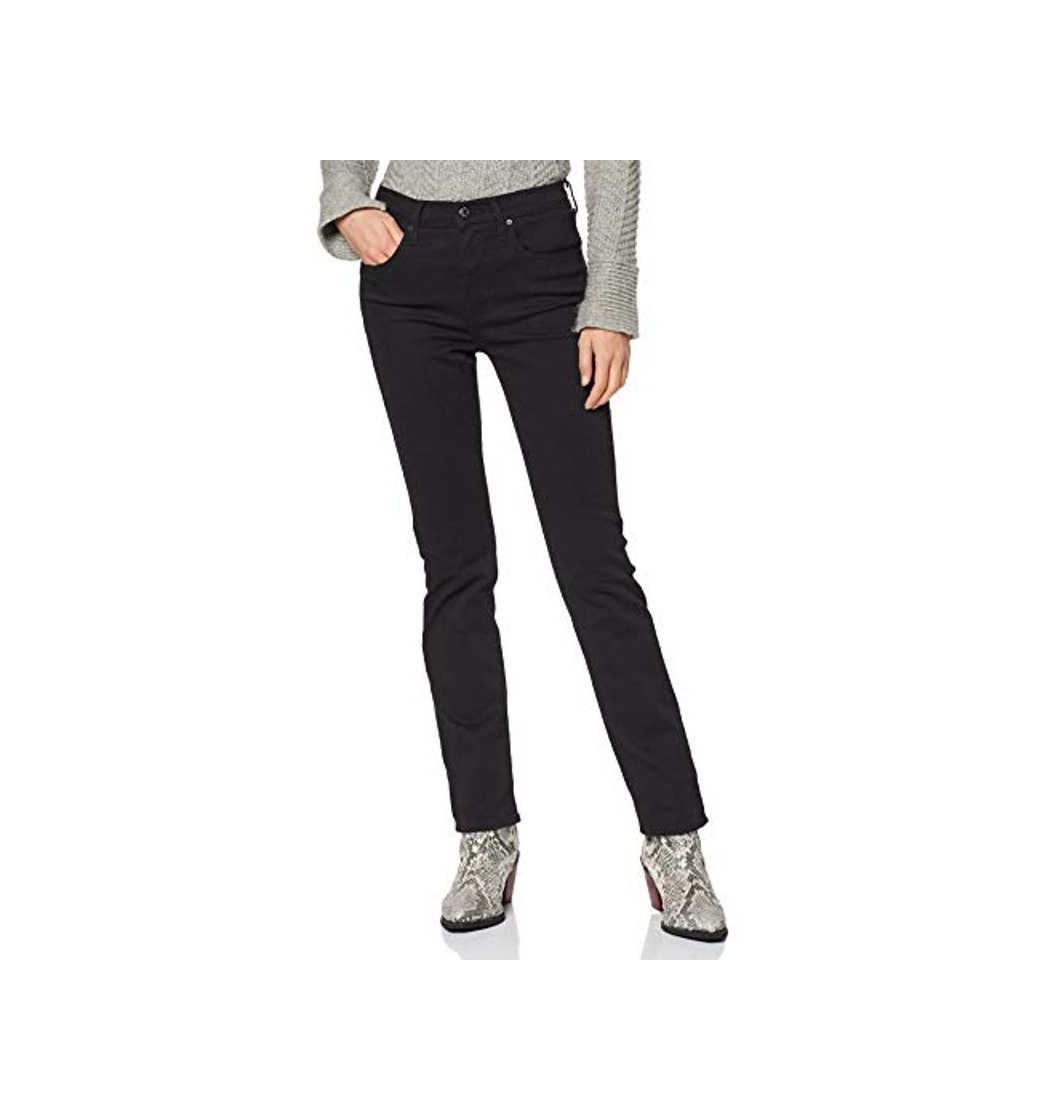 Fashion Levi's 724 High Rise Straight Vaqueros, Negro