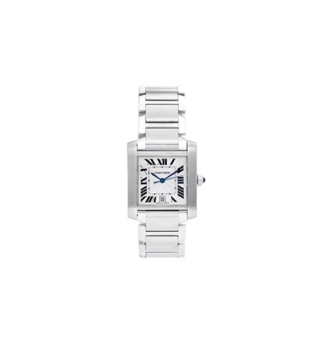 Moda Cartier Tank Francaise Automatic-Self-Wind 2302 - Reloj de Pulsera para Hombre