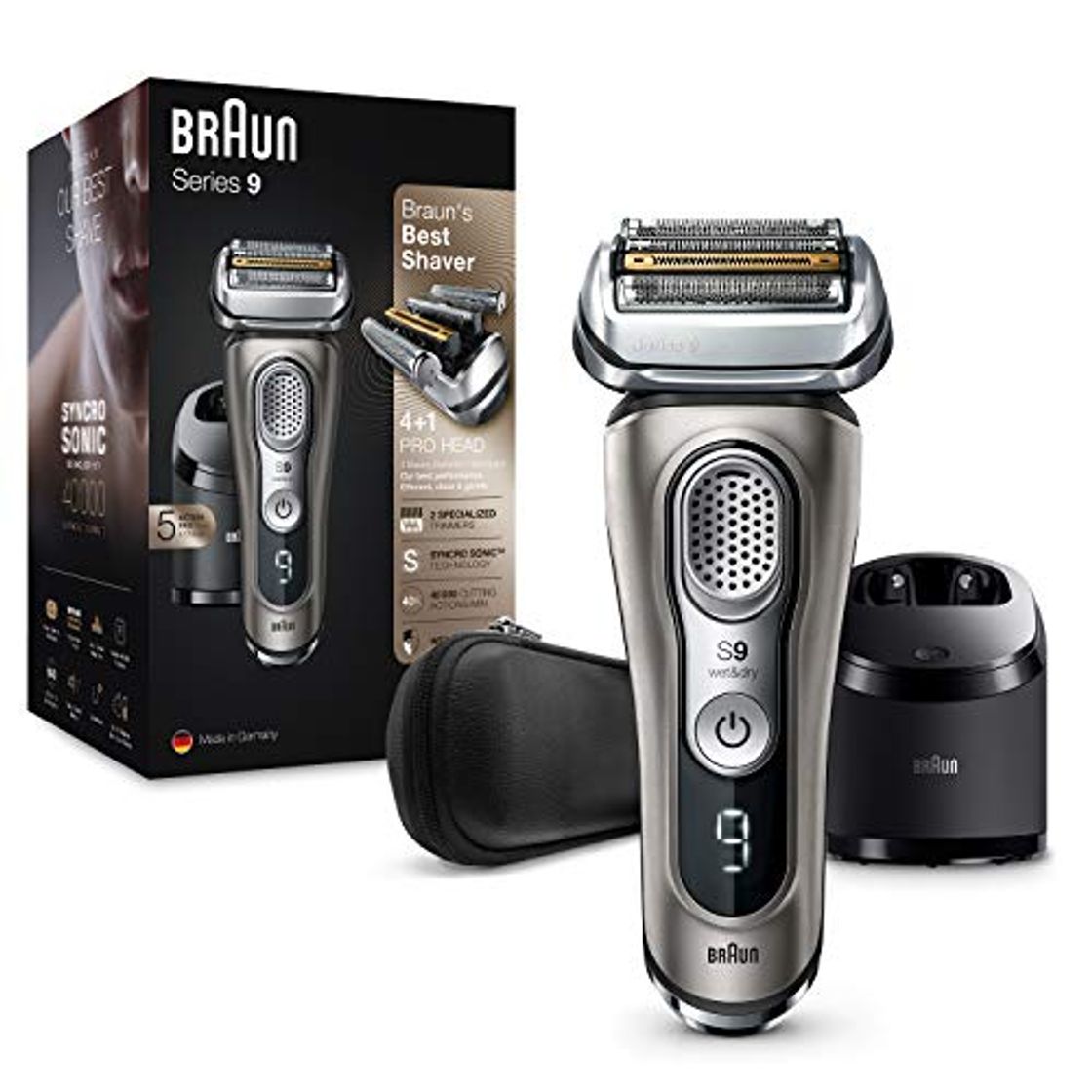 Producto Braun Series 9 9385cc Afeitadora Eléctrica Hombre de Última Generación