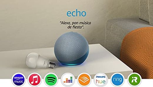 Echo (4.ª generación) | Sonido de alta calidad | Azul grisáceo