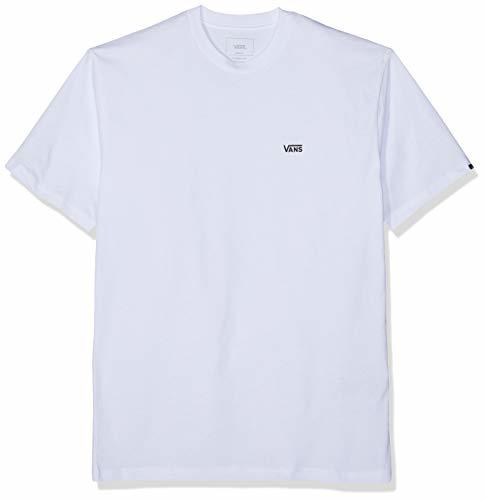 Fashion Vans Herren Left Chest Logo Tee T-Shirt, Weiß