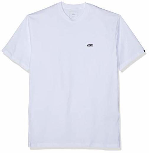 Vans Herren Left Chest Logo Tee T-Shirt, Weiß