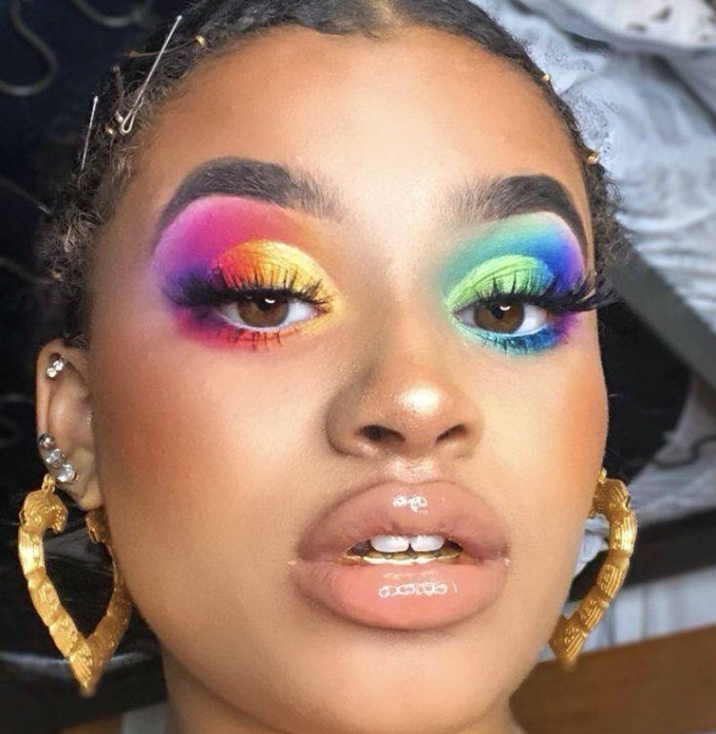 Rainbow makeup 🌈