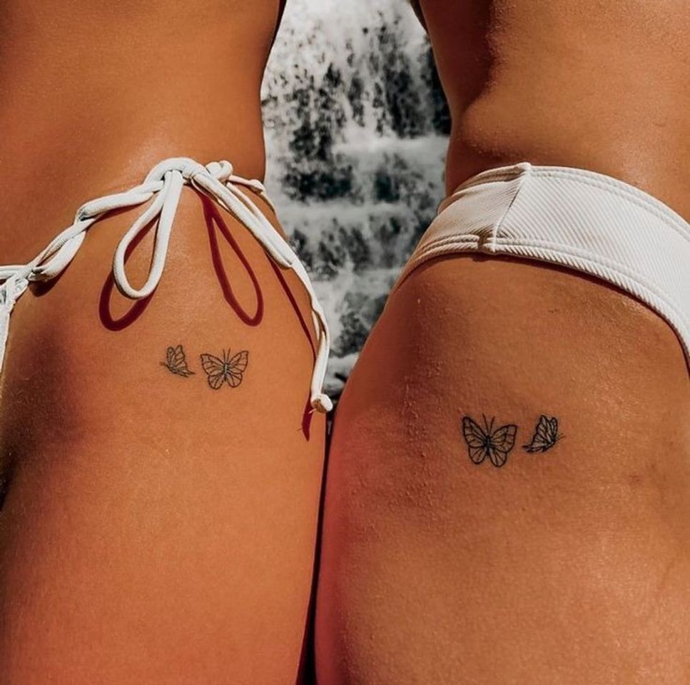 Moda Tatuagem linda para combinar com a best 