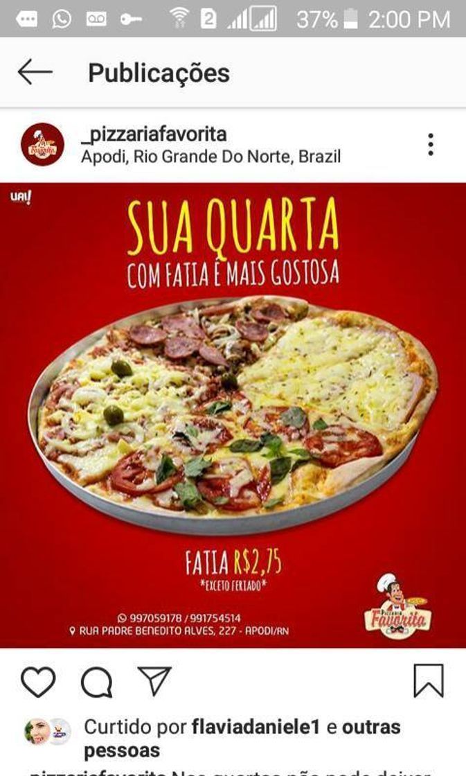 Restaurants Pizzaria Favorita