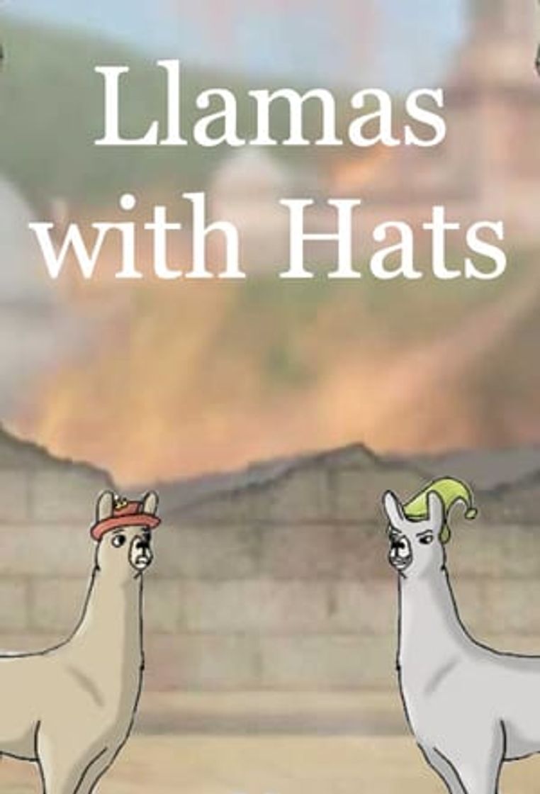 Series Llamas with hats