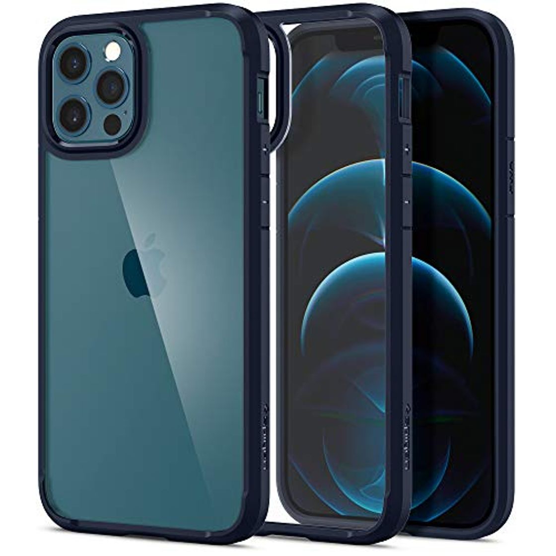 Product Spigen Funda Ultra Hybrid Compatible con iPhone 12 y Compatible con iPhone