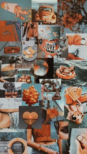 orange aesthetic 