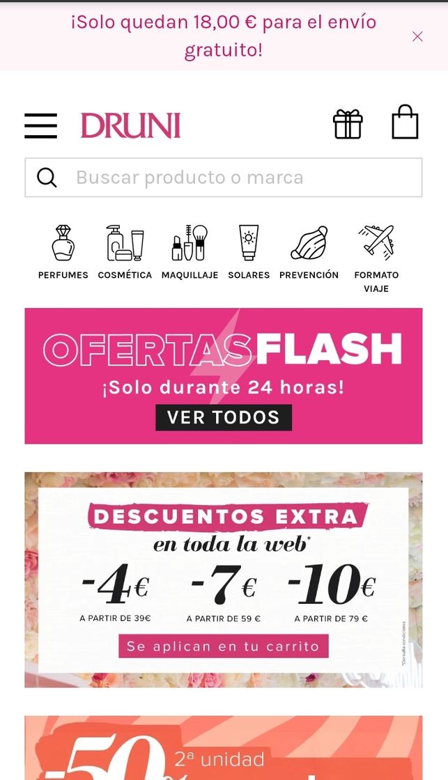 Moda DRUNI.es: Perfumes, Maquillaje y Cosmética Online Precios Top