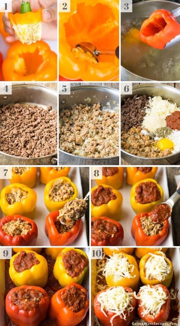 Restaurantes Stuffed peppers🦋