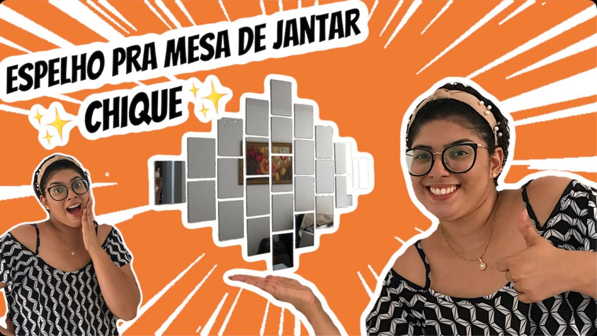 Fashion DIY • Espelho para mesa de jantar - Barato! - YouTube