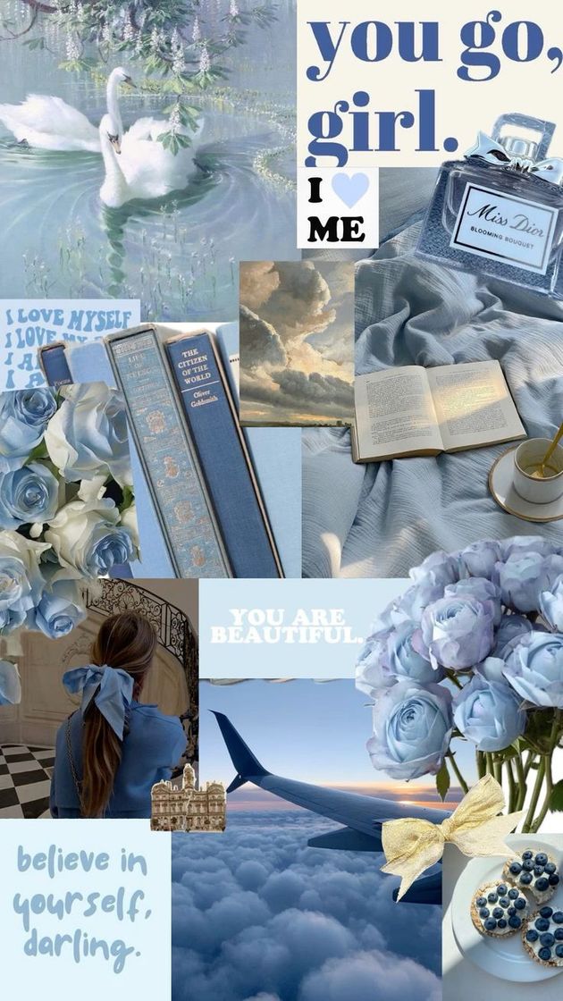 Social Wallpaper blue