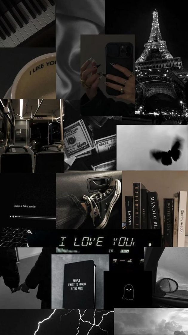 Social Wallpaper Black 