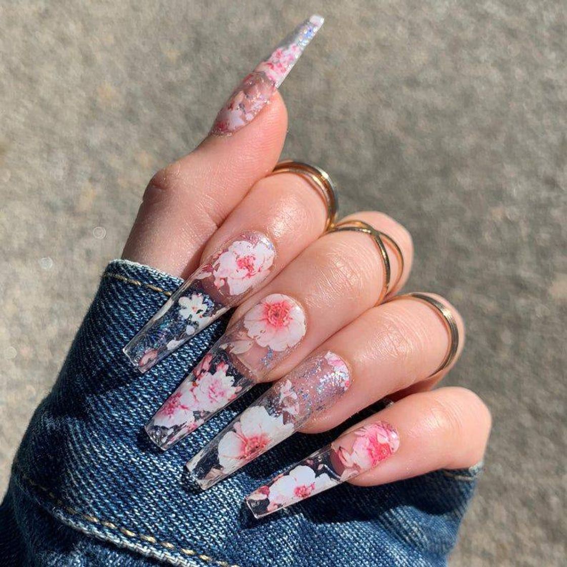 uñas acrílicas flower 💐