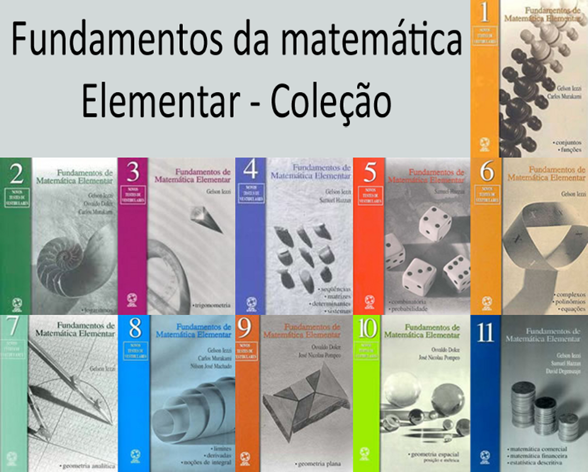 Moda Coleção de livros para estudar para matemática