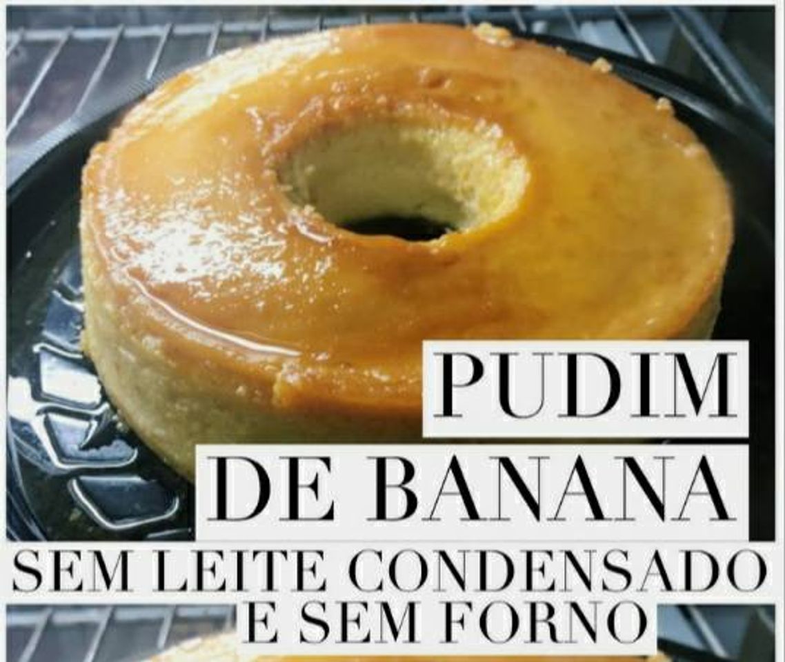 Fashion Pudim de banana fácil 🍮