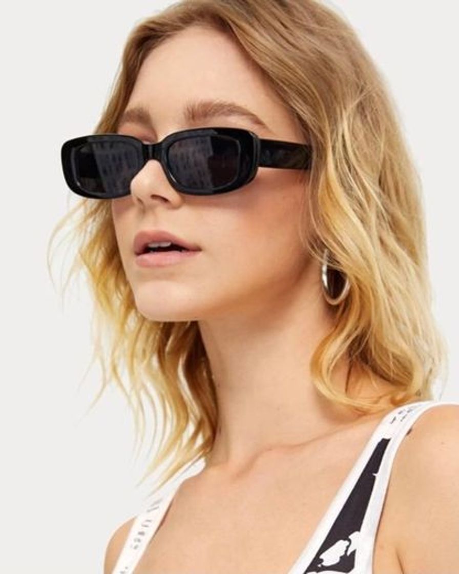 Moda Óculos De Sol Com Lentes Coloridas De Moldura Quadrada