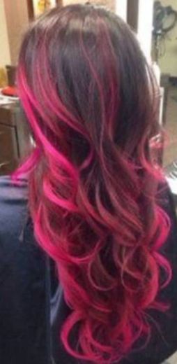 Ombré hair rosa