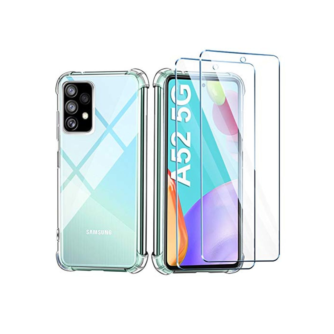 Social Leathlux Funda Compatible con Samsung Galaxy A52 5G
