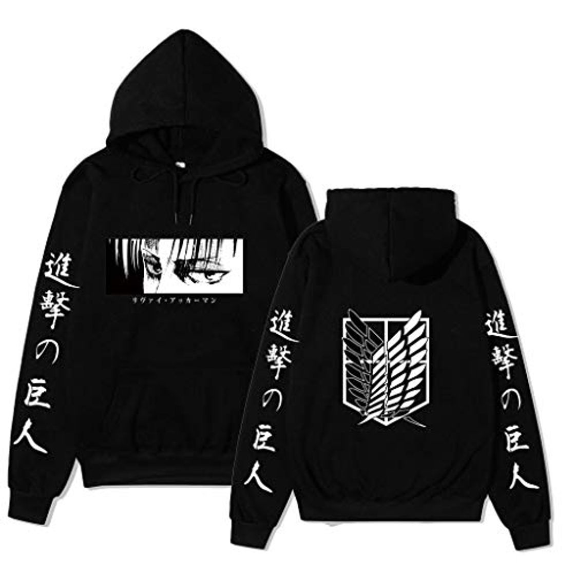 Moda Sudadera Attack On Titan Anime 3D Attack on Titan Hoodie Shingeki No