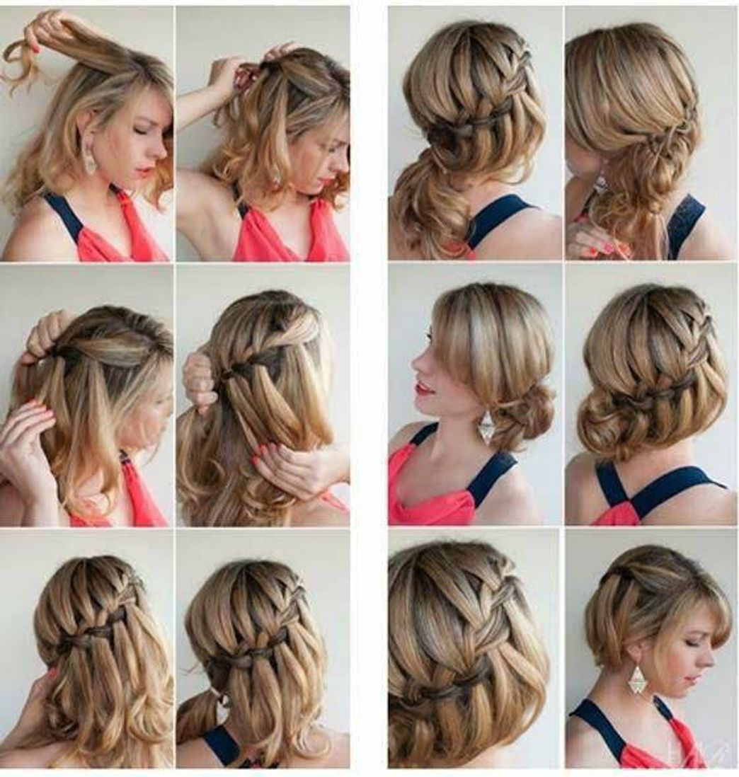 Moda Lindo penteado 