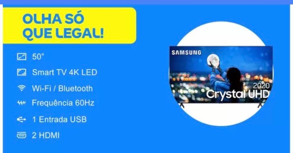 Producto Smart TV Crystal UHD 4K LED 50”