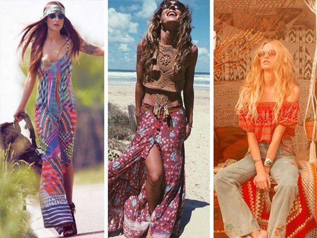 Moda Look hippie anos 70