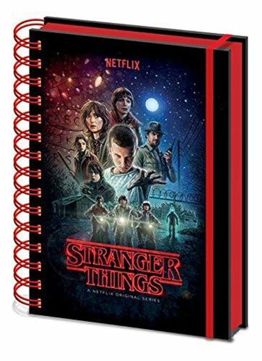 Stranger Things Cuaderno de Notas con Espiral A5