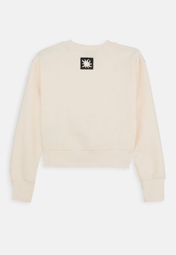 Scotch & Soda Cropped Sweat with Knot Detail and Theme Artworks Sudadera