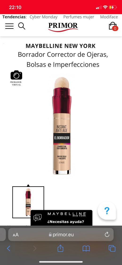 Moda Maybelline El borrador concealer