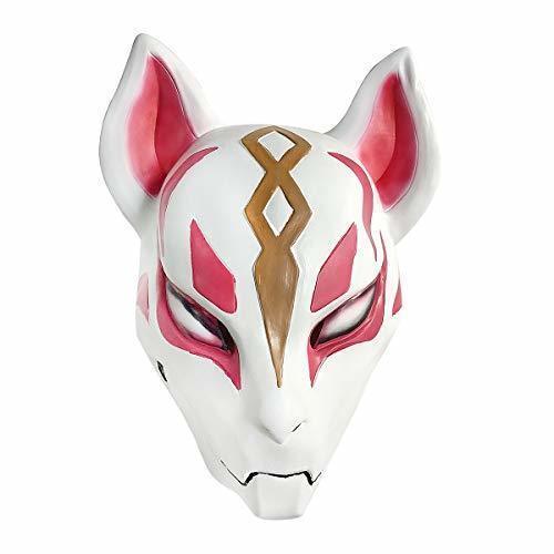 Social Mallalah Fox Mask 3D Impreso Cosplay Latex Casco para Halloween Máscara de
