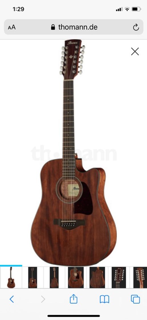 Moda Ibanez AW5412CE-OPN Artwood – Thomann España