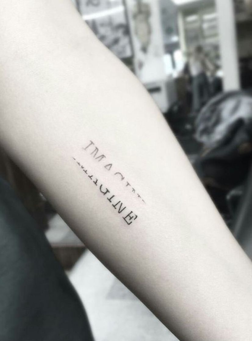 Fashion Tatuagem “Imagine”