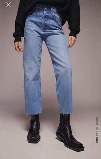 Jeans high rise straight