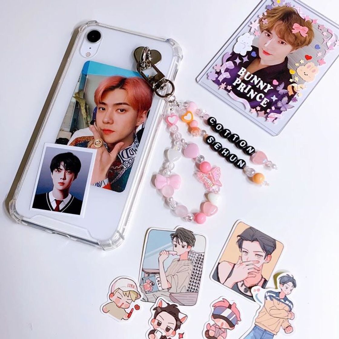 Products Capa com decoração do EXO