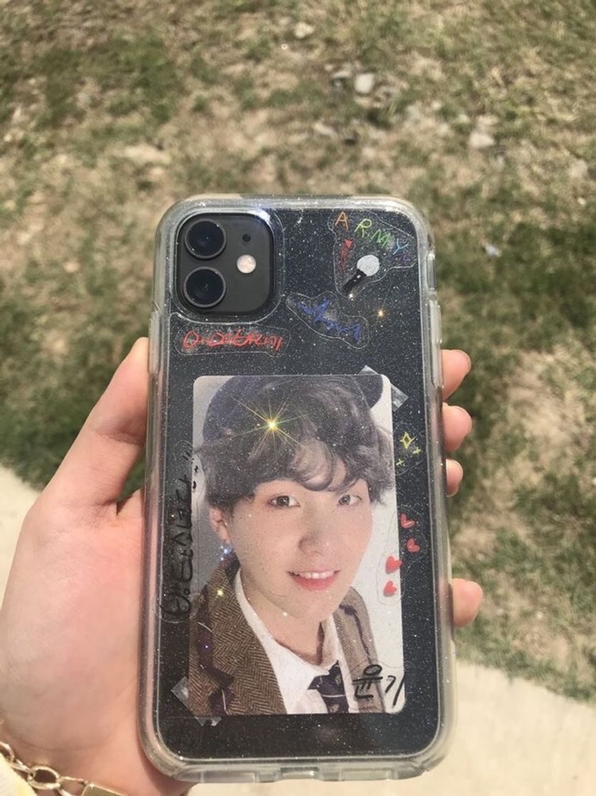 Moda Capa com card do Yoongi. 