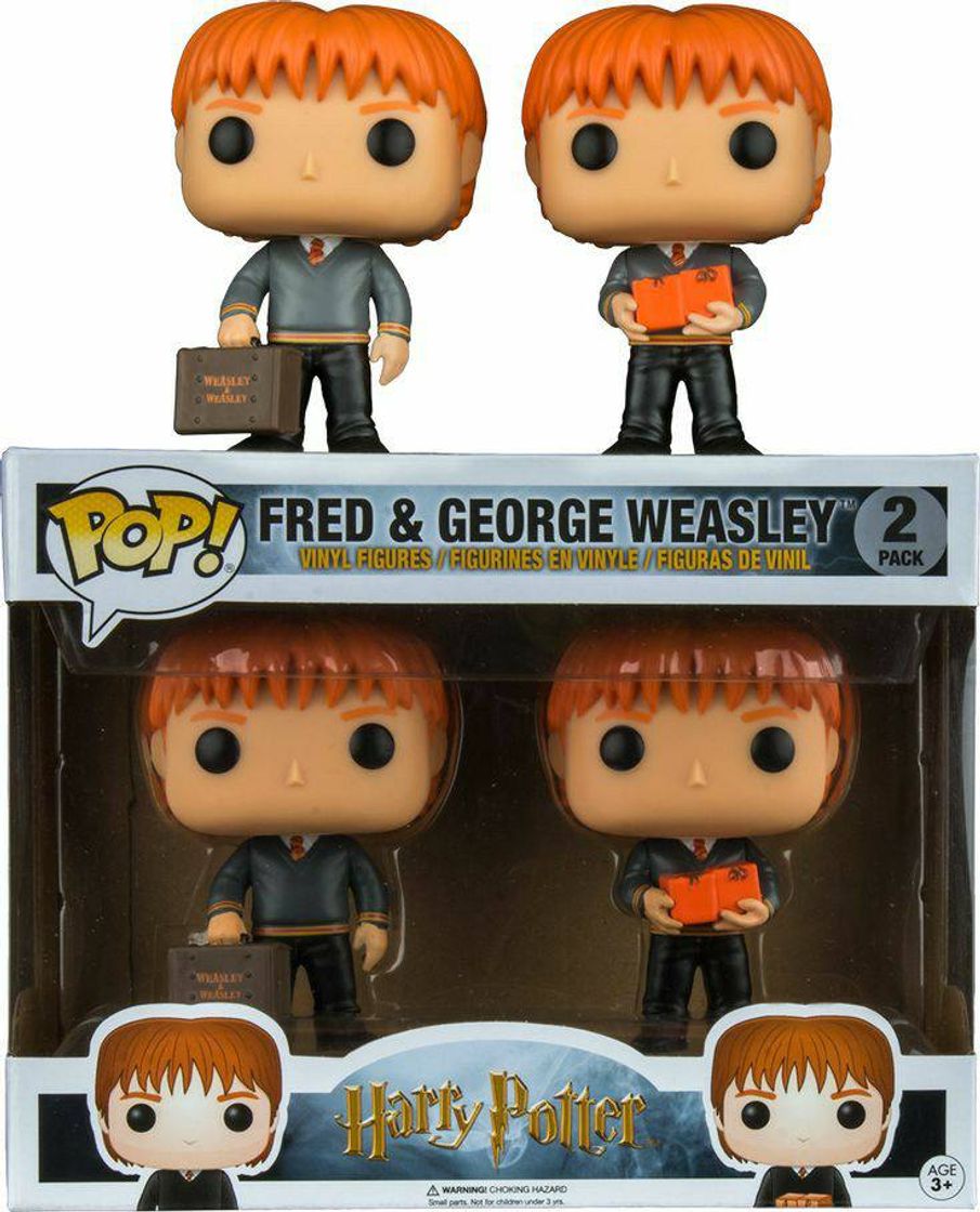 Moda Funko pop Fred e Jorge Weasley