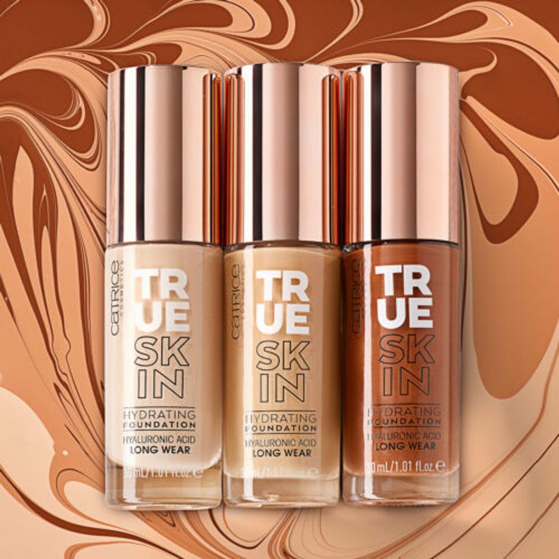 Belleza Catrice true skin hydrating foundation 