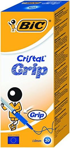 BIC Cristal Grip Azul 20pezzo