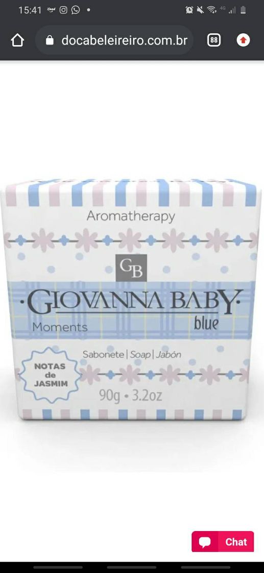 Moda GIOVANNA BABY Moments Blue - Sabonete 90g