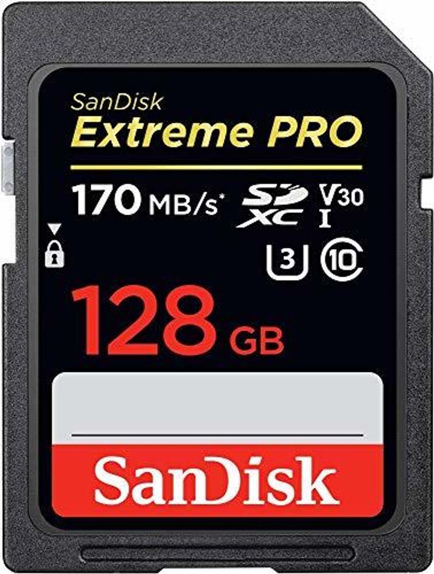 Product SanDisk Extreme PRO - Tarjeta de memoria SDXC de 128 GB