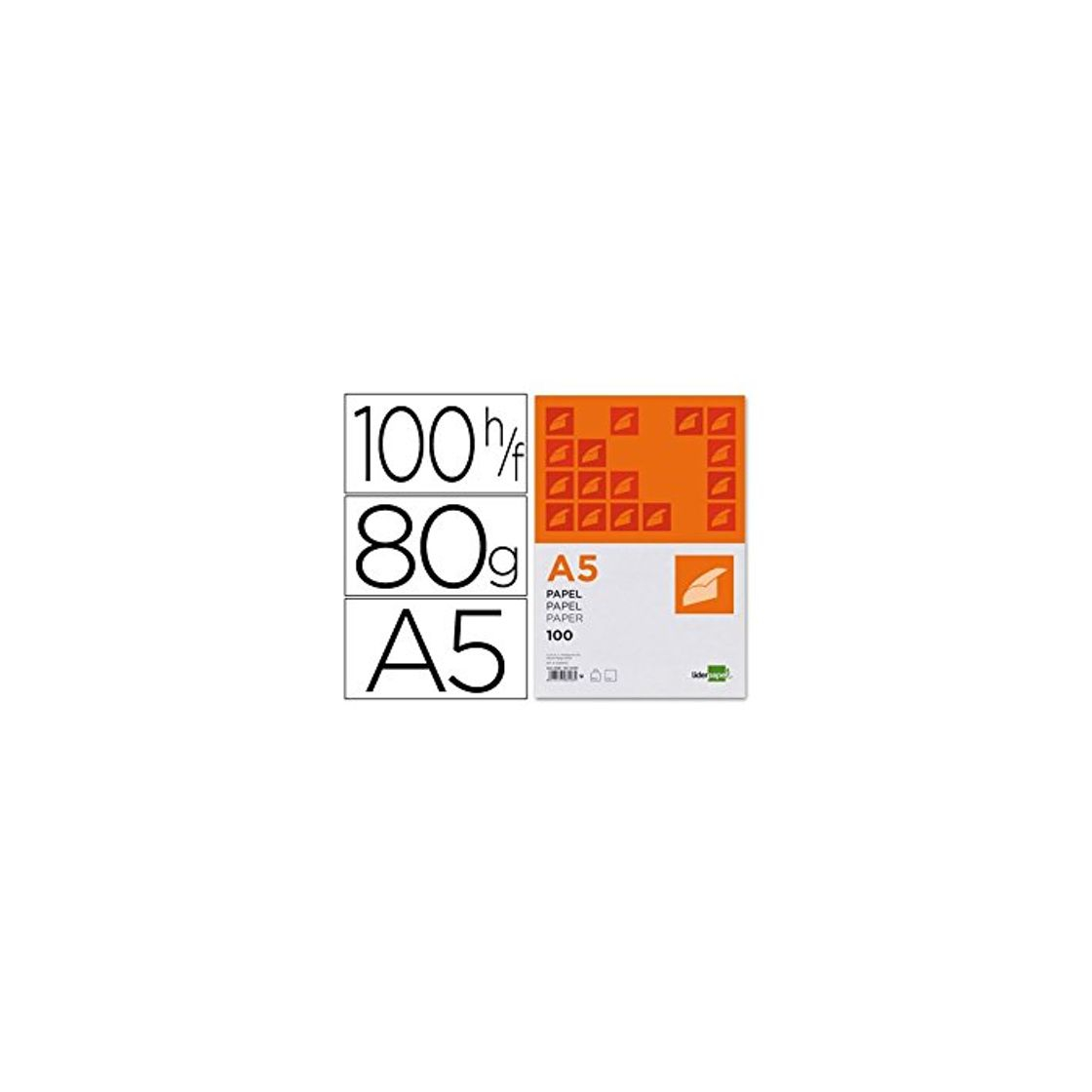 Productos Liderpapel PB01 - Pack de 100 hojas de papel